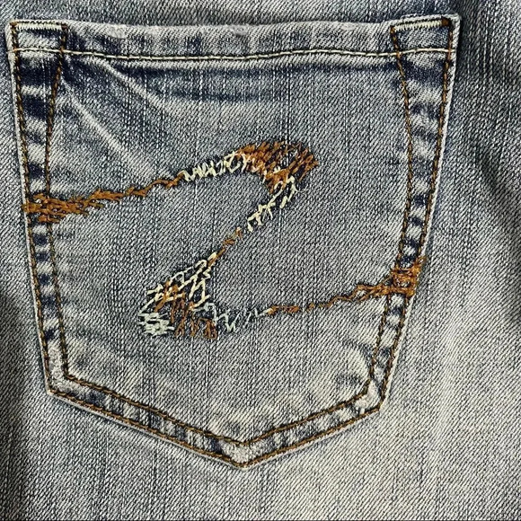 Silver Ravi embroidered mini skirt Size 27 - Picture 11 of 12